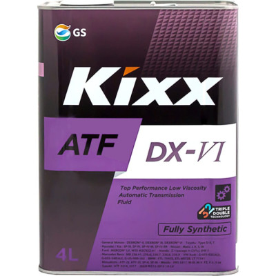 Синтетическое трансмиссионное масло KIXX ATF DX-VI L252444TE1
