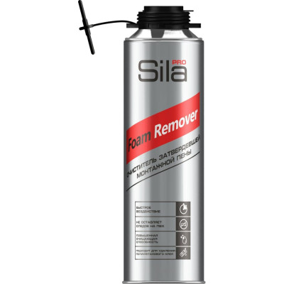 Очиститель затвердевшей монтажной пены Sila foam remover CLSLREM500