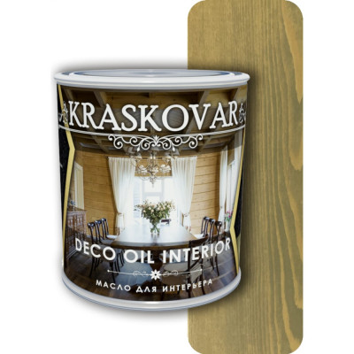 Масло для интерьера Kraskovar бамбук, 0.75 л 1263