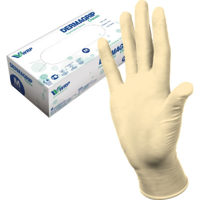 Латексные смотровые перчатки Dermagrip Classic CТ0000000691
