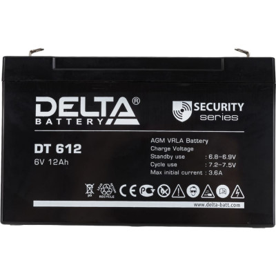 Батарея аккумуляторная DELTA DT 612