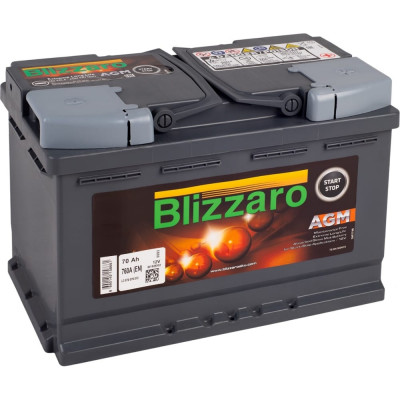 Аккумулятор BLIZZARO AGM 70R 462097