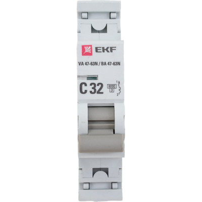 Автоматический выключатель EKF PROxima M636132C