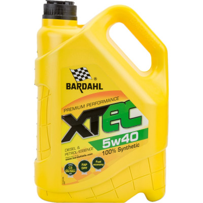Синтетическое моторное масло BARDAHL XTEC 5W40 36343