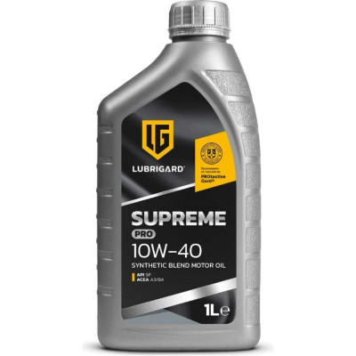 Моторное масло lubrigard SUPREME PRO 10W-40 LGPSPM1040CH12