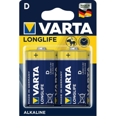 Батарейка Varta LONGLIFE (4120) (2/20/100) 04120101412