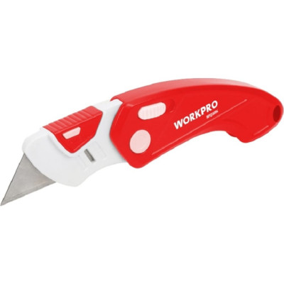 Пластиковый нож складной WORKPRO WP211004