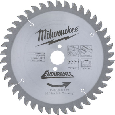 Пильный диск Milwaukee 4932346511