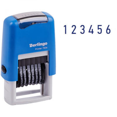 Автоматический нумератор Berlingo Printer 7836 мини BSt_82406