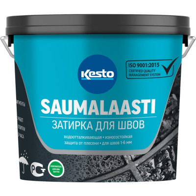 Затирка Kesto Saumalaasti 48, 3 кг, графитово-серый T3719.003