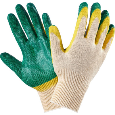 Перчатки Фабрика перчаток ПЕР-ОБЛ2-ЗЕЛ-100