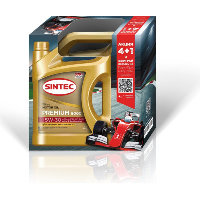 Моторное масло Sintec Premium 9000 5W-30 A3/B4 600228