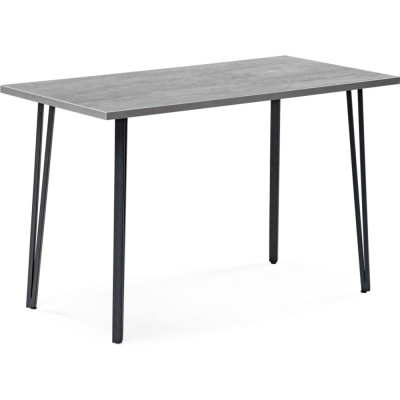 Деревянный стол Woodville Денвер Лофт 120 25 мм бетон / черный матовый 506939