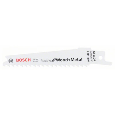 Сабельные пилки Bosch FLEX WOOD METAL 2608657722