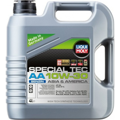 НС-синтетическое моторное масло LIQUI MOLY Special Tec AA Benzin 10W-30 21337