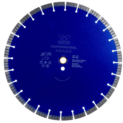 Алмазный диск по бетону KEOS Professional DBP02.400