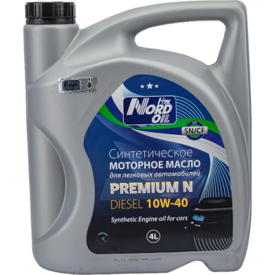 Моторное масло NORD OIL Premium N dizel 10W-40 SN/CF NRL054