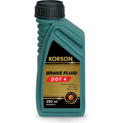 Тормозная жидкость Korson DOT 4 KS30017