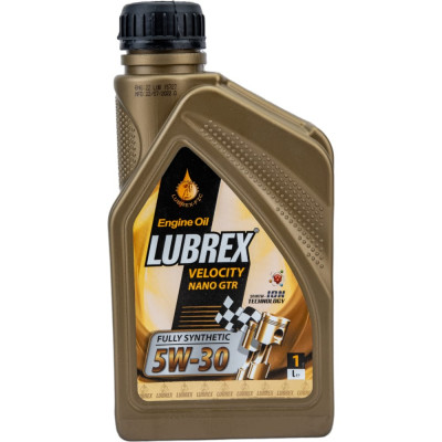 Синтетическое моторное масло LUBREX VELOCITY NANO GTR 5W-30 863831