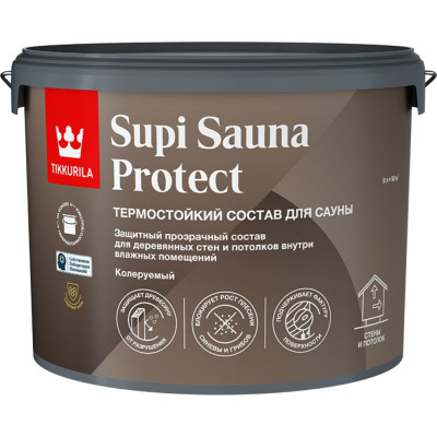 Защитный состав для саун Tikkurila supi sauna protect 253711