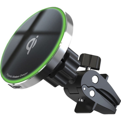 Магнитное беспроводное быстрое автомобильное зарядное устройство Dunobil Fix-Magnet