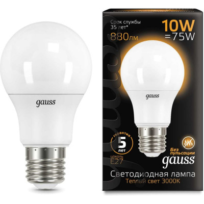 Лампа Gauss LED A60 102502110