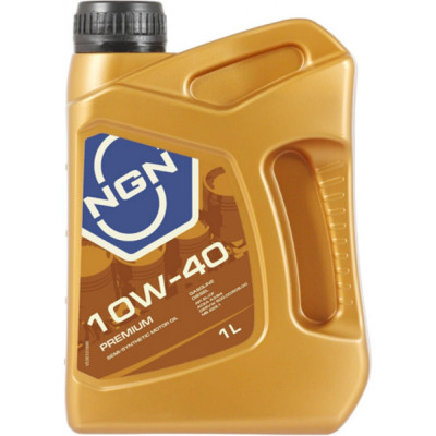 Полусинтетическое моторное масло NGN 10W-40 SL/CF PREMIUM V172085606