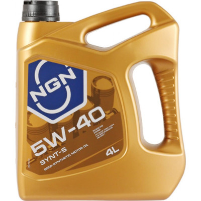 Полусинтетическое моторное масло NGN 5W-40 SL/CF SYNT-S V172085305