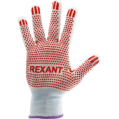 Нейлоновые перчатки REXANT 09-0202-2