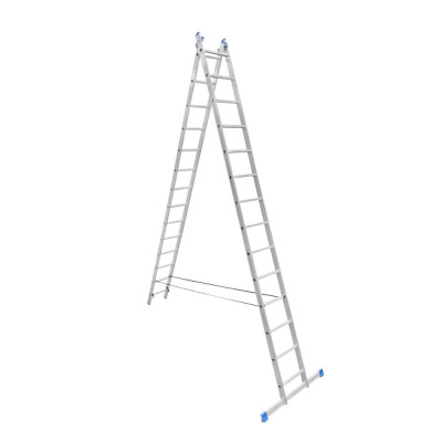 Двухсекционная алюминиевая лестница LadderBel LS214