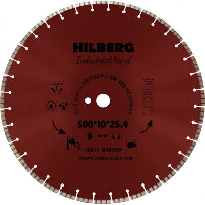 Отрезной алмазный диск Hilberg Hilberg Industrial Hard HI811