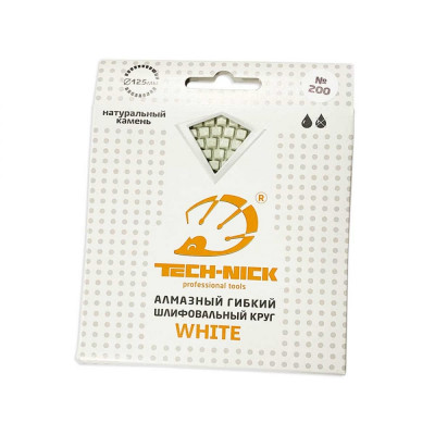 Гибкий шлифовальный алмазный круг TECH-NICK АГШК WHITE NEW 128.120.6752