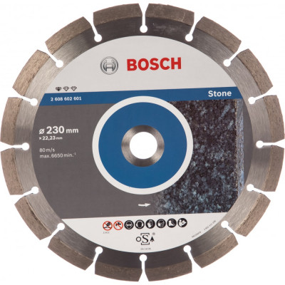 Отрезной алмазный диск для УШМ Bosch Professional for Stone 2608602601