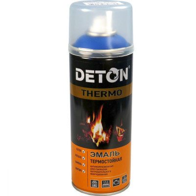 Термостойкая аэрозольная эмаль Deton THERMO 126943