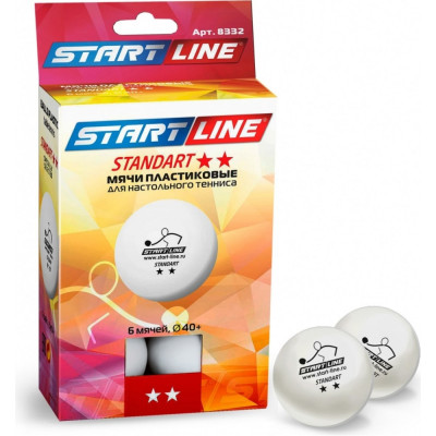 Мячи для настольного тенниса Start Line STANDART 2* 8332