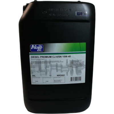 Моторное масло NORD OIL Diesel Premium 15W-40 CJ-4/SN NRD081