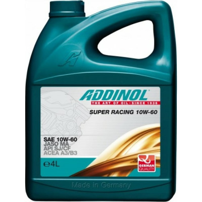 Моторное масло Addinol SUPER RACING SAE 10W-60 4Л 72313725