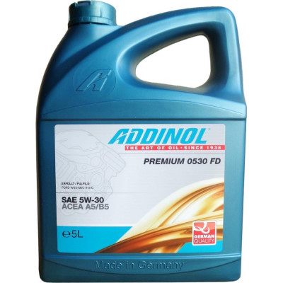 Моторное масло Addinol Premium 0530 DX1 5W-30 72102881