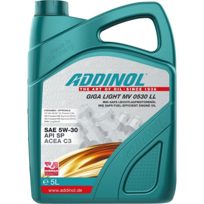 Моторное масло Addinol Giga Light MV 0530 LL 5W-30 72098681