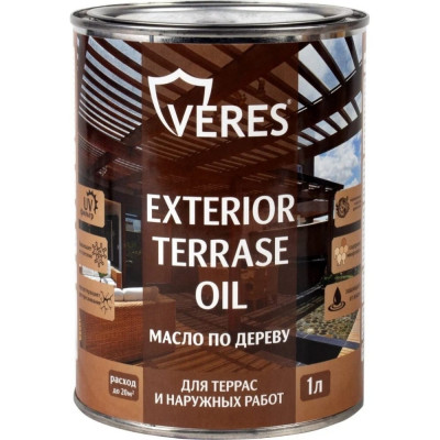 Масло для дерева VERES exterior terrase oil 255544
