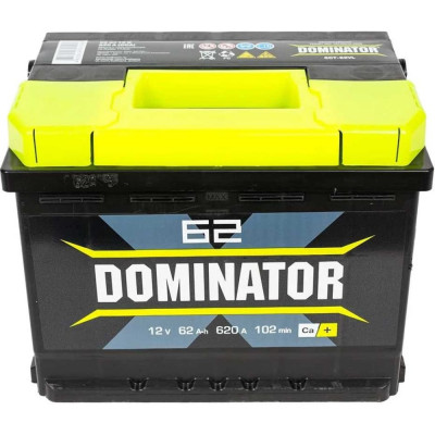 Аккумулятор Dominator 6 СТ 62 Ач 0 LR LB 620 А ССА 562110060