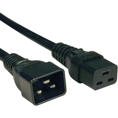 PWC-IEC19-IEC20-1.0-BK кабель питания Hyperline 248703