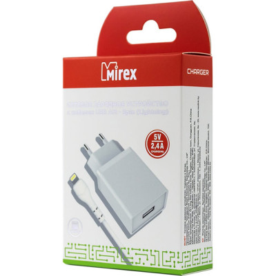 Сетевое зарядное устройство Mirex 13701-U16iWH