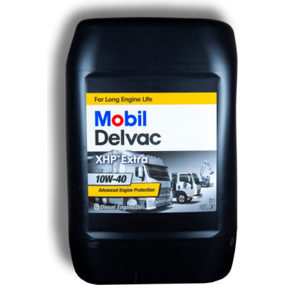 Моторное масло MOBIL DELVAC XHP EXTRA 10W-40 20L 121737