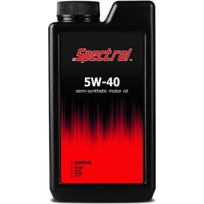 Полусинтетическое моторное масло Spectrol CAPITAL 5W-40 9056