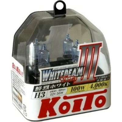 Высокотемпературная лампа KOITO Whitebeam H3 P0752W 7038