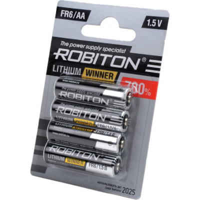 Батарейка Robiton WINNER R-FR6-BL4 13266