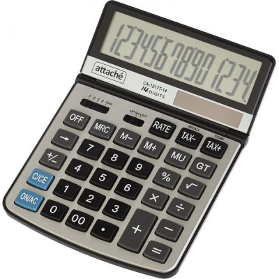 Полноразмерный настольный калькулятор Attache CA-1217T 689479