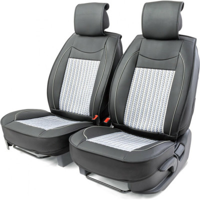 Каркасные накидки на передние сиденья CarPerformance CUS-2072 BK/GY