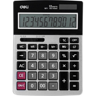 Настольный полноразмерный калькулятор DELI e1671 1552692